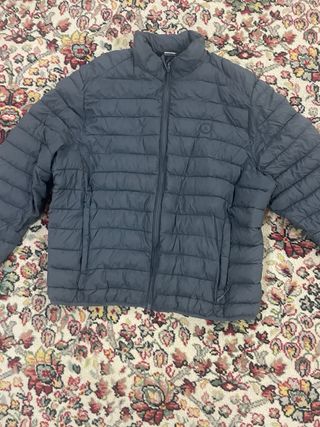 Chaqueta acolchada gris