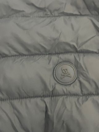 Chaqueta acolchada gris