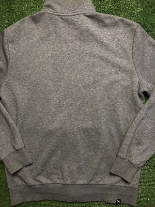 Sudadera Puma gris con cremallera