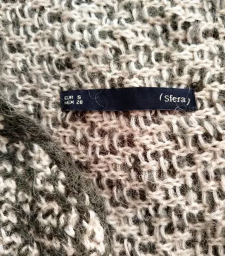 Cárdigan de punto tonos tierra