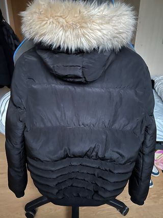 Abrigo Plumas SikSilk Negro Talla XS