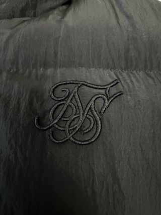 Abrigo Plumas SikSilk Negro Talla XS