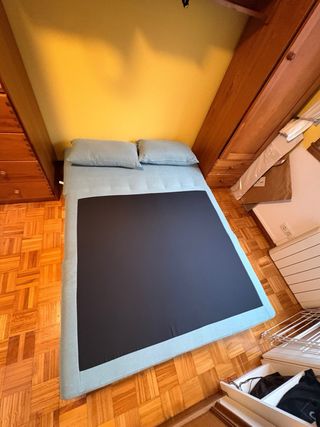 Sofá cama verde agua de Maisons du Monde