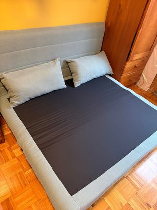 Sofá cama verde agua de Maisons du Monde