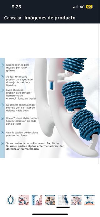 Masajeador anticelulitis ELAIME + Crema Slim