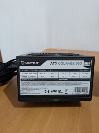 Fuente Alimentación UNYKAch Courage 950W