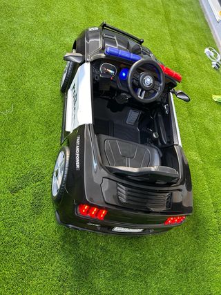 Coche Policía Eléctrico Infantil Negro
