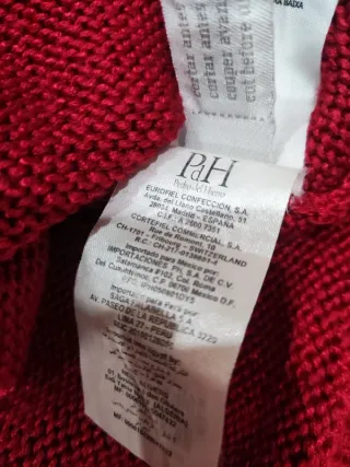 Jersey Rojo Pedro del Hierro Talla S