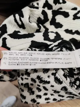 Falda animal print Zara Talla M