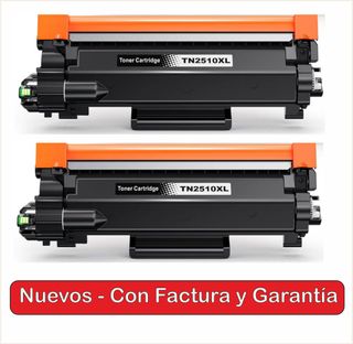 Pack 2 Brother TN2510XL