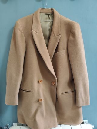 Cappotto Lana Cashmere Beige Uomo M/L