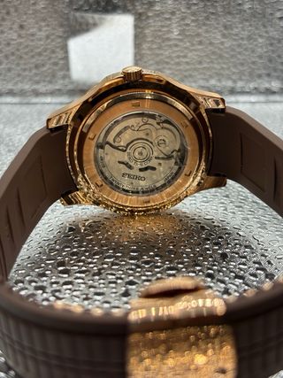 Seiko Mod Nautilus Aquanaut Marrón/rose