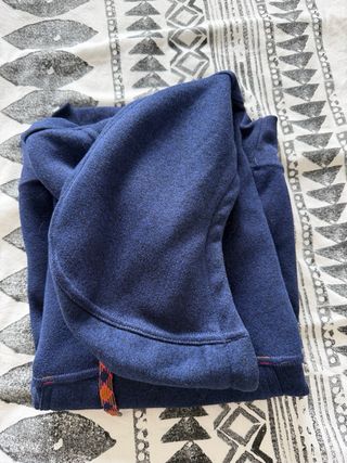 Sudadera snowboard Wedze azul con capucha y forro