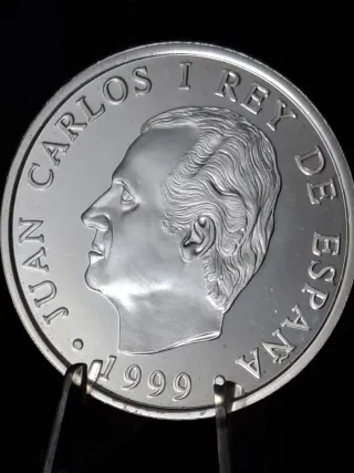 Moneda Plata 2000 Pesetas Barcelona 1999