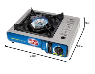 Nuova Stufa Portatile a Gas Super Ego / Elettrico