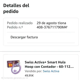 Smart Hula Hoop Swiss Activa+ S5