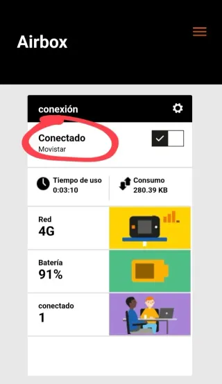 Router Airbox 4G Alcatel MW40 Libre Nuevo