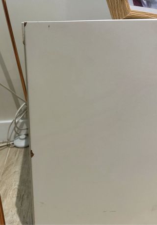 Mueble TV blanco 237cm