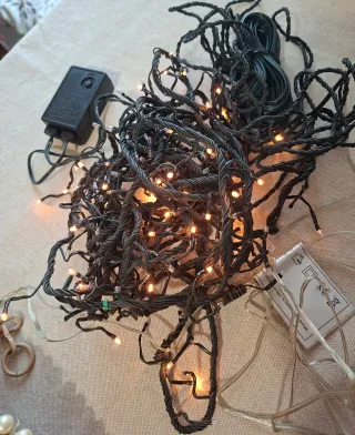 Cuore con luci decorative