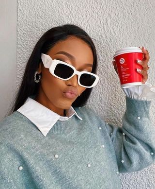 Gafas de sol Prada blancas