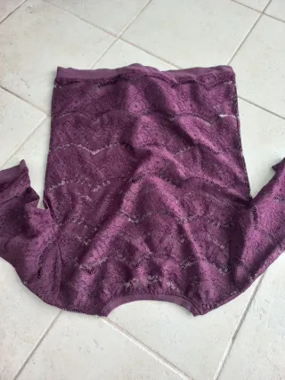 Maglia Terranova Pizzo Viola Taglia M