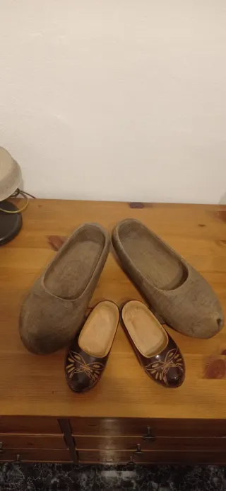Zapatos de madera gallegos