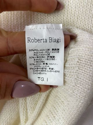 Roberta Biagi Jersey Volante Blanco