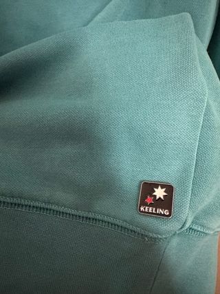 Felpa Keeling Teal con Stelle