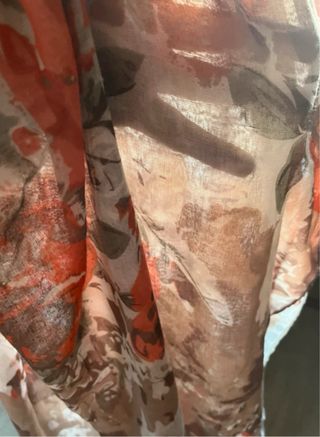 Sciarpa foulard con stampa floreale