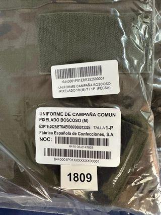 2 Uniformes Mimetas Talla P