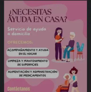 Cuidado de ancianos y tareas del hogar.