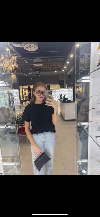 Bolso H&M Negro y Dorado