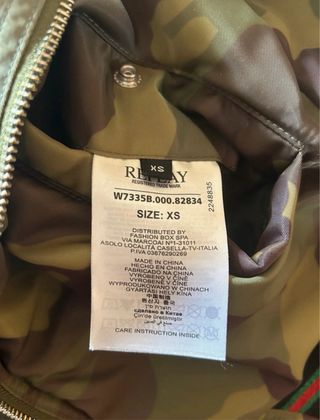 Cazadora Replay verde militar