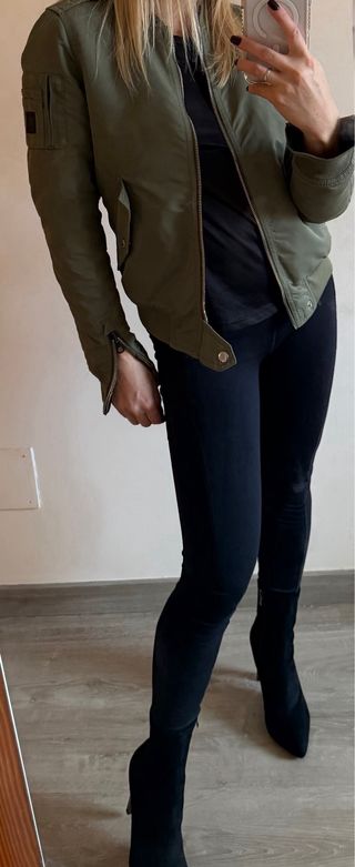 Cazadora Replay verde militar