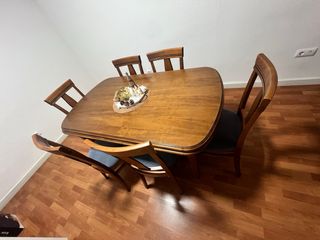 Mesa de comedor con 6 sillas