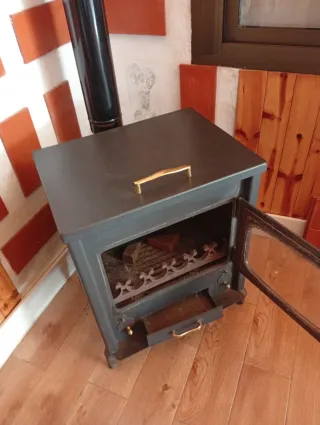 Chimenea Hierro Fundido , negro