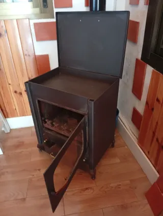 Chimenea Hierro Fundido , negro