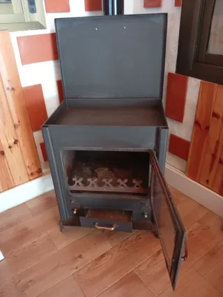 Chimenea Hierro Fundido , negro