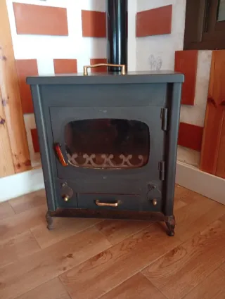 Chimenea Hierro Fundido , negro