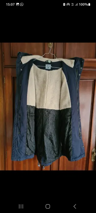 Parka azul marino Pier One