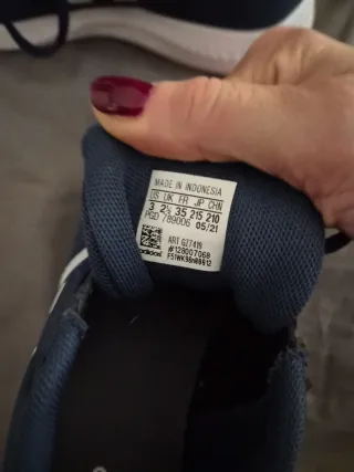 Scarpe bambina Adidas blu e rosa