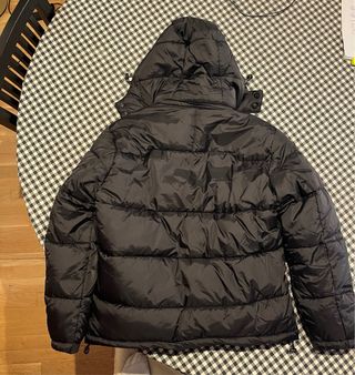 Abrigo Polo Ralph Lauren Negro con Capucha