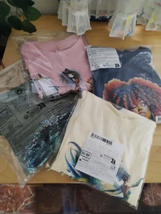 Camiseta Dama Diseño Hada Pavo Real