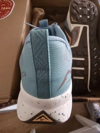 Zapatillas Nike Trail Running Oro y Verde Azulado