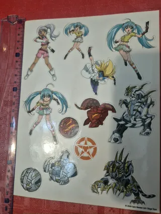 Lámina Imanes Bakugan