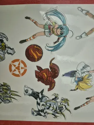 Lámina Imanes Bakugan