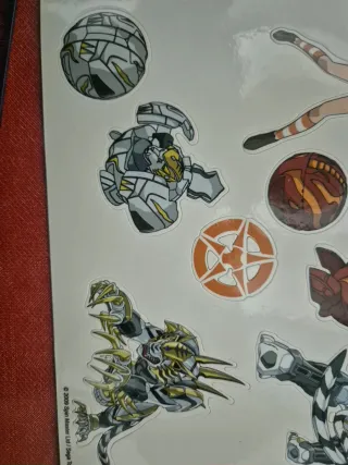 Lámina Imanes Bakugan