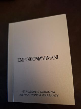 Orologio Emporio Armani Uomo Acciaio Dorato