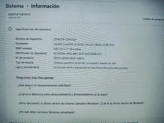 Portátil Dell Latitude 3510 i3 / 8GB RAM / 256GB