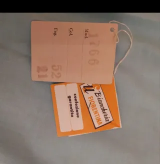 Camicia da notte verde e bianca